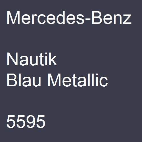 Mercedes-Benz, Nautik Blau Metallic, 5595.